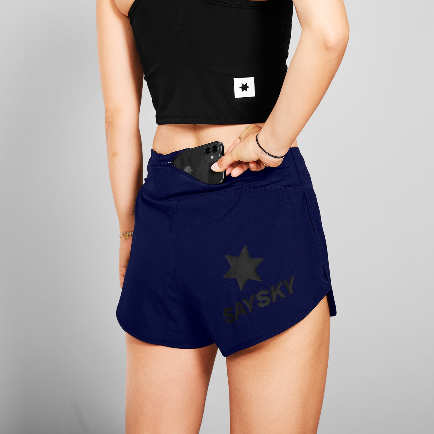 W PACE SHORTS 3" | BLUE - SAYSKY