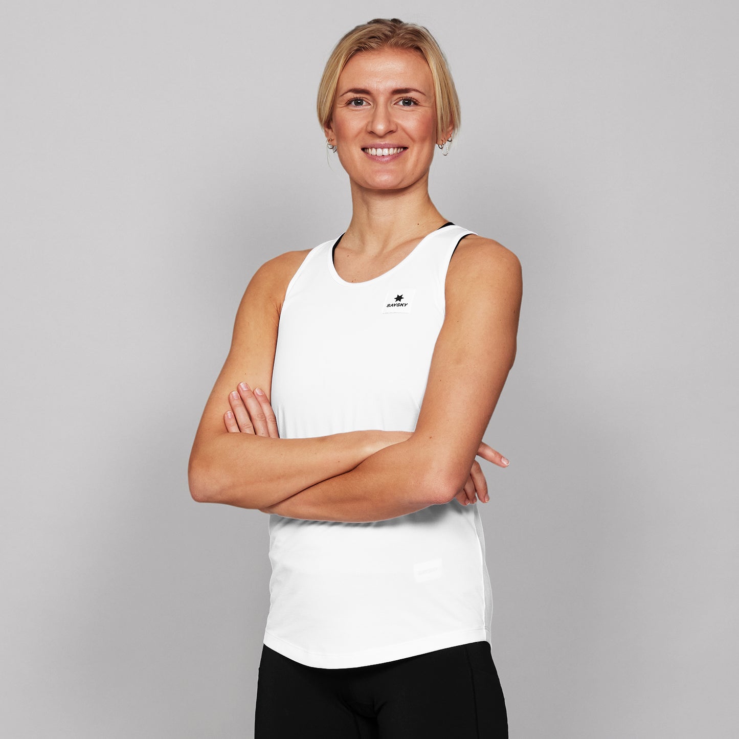 W COMBAT SINGLET | CLEAN WHITE - SAYSKY