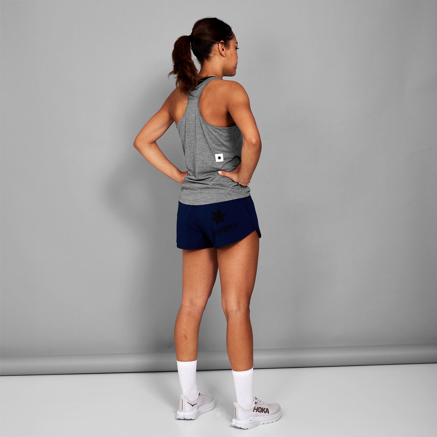 W COMBAT SINGLET | CLEAN GREY - SAYSKY