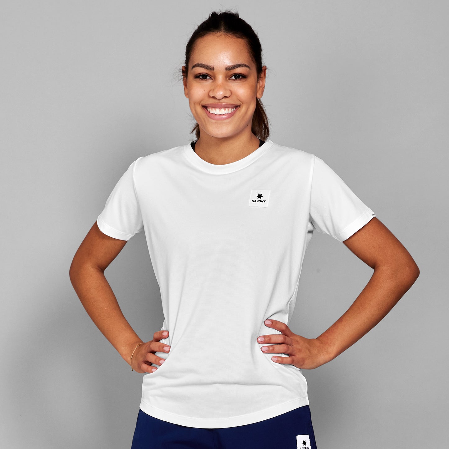 W COMBAT T-SHIRT | CLEAN WHITE - SAYSKY