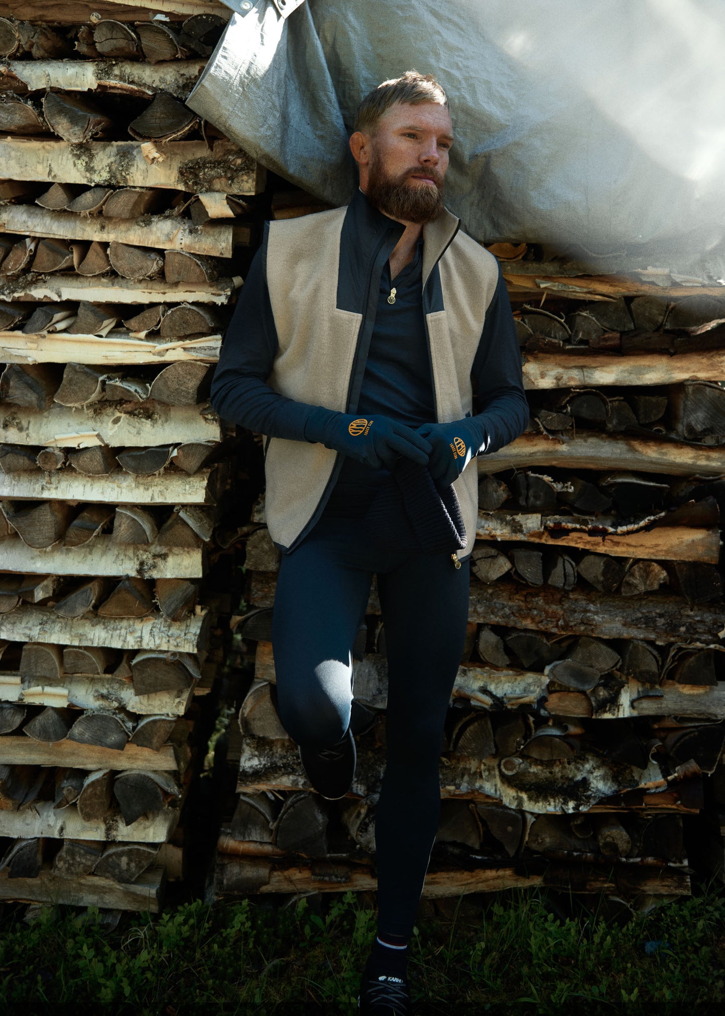 VÄSTANEDE MERINO FLEECE VEST | BEIGE - YMR