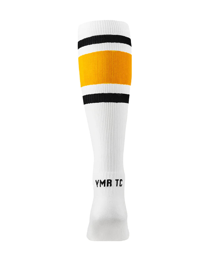 ÅSUNDEN COMPRESSION SOCKS | OFF-WHITE/YELLOW - YMR