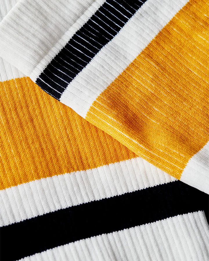 ÅSUNDEN COMPRESSION SOCKS | OFF-WHITE/YELLOW - YMR