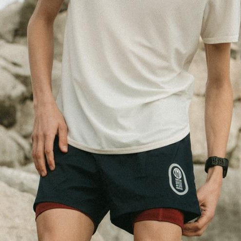 STADION 2 IN 1 SHORTS | NAVY - YMR