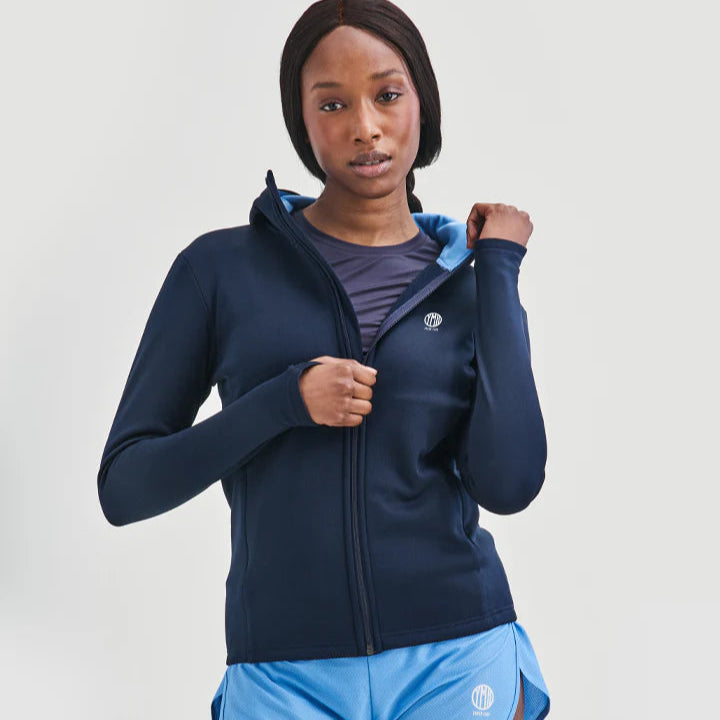 ÅSUNDEN LADIES HOODIE | FULL ZIP NAVY - YMR