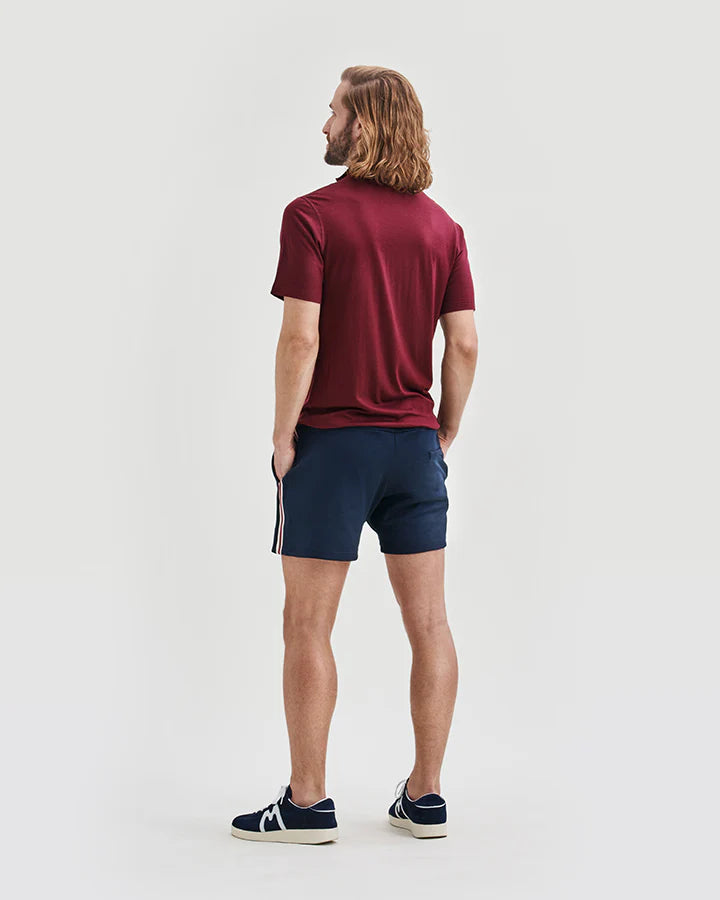 VÄSTANEDE MERINO HALF ZIP | BURGUNDY - YMR