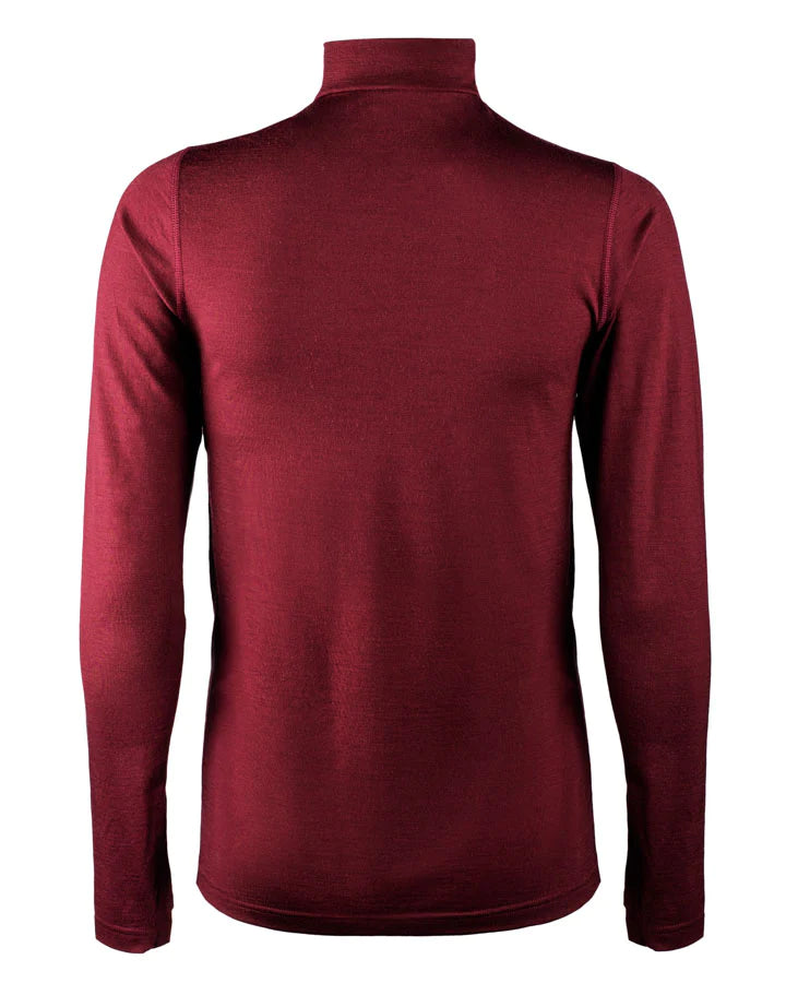 VÄSTANEDE LADIES MERINO | LONGSLEEVE BURGUNDY - YMR