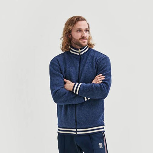 VÄSTANEDE MERINO FLEECE JACKET | NAVY - YMR
