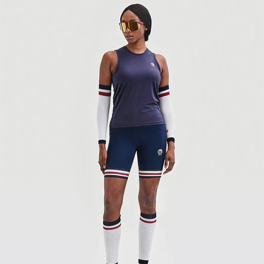 UTÖ LADIES MID TIGHTS | NAVY/BURGUNDY - YMR