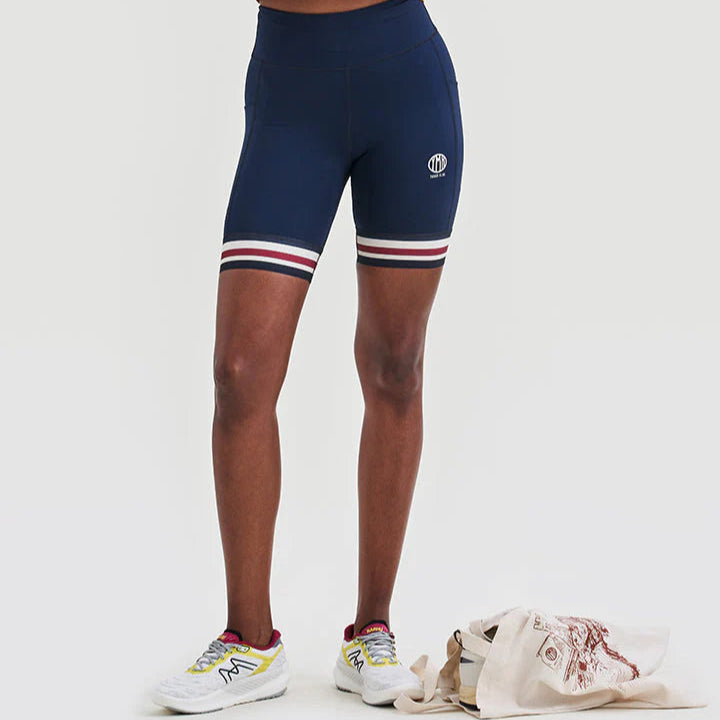 UTÖ LADIES MID TIGHTS | NAVY/BURGUNDY - YMR