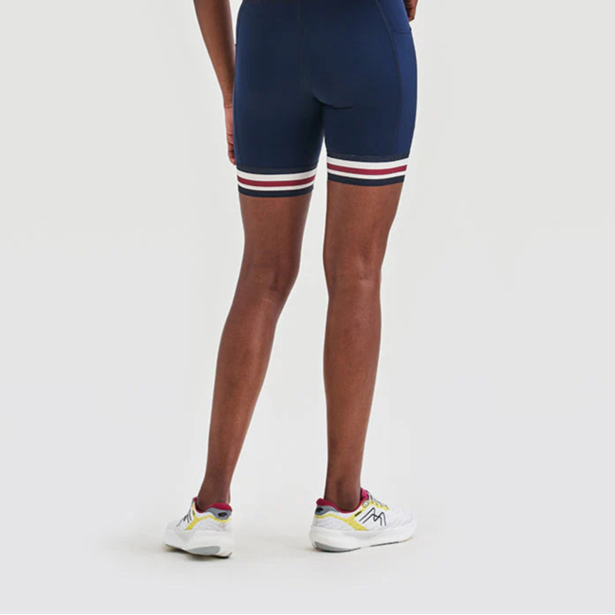 UTÖ LADIES MID TIGHTS | NAVY/BURGUNDY - YMR