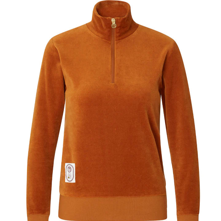 PLUSH LADIES HALF ZIP | AMBER - YMR