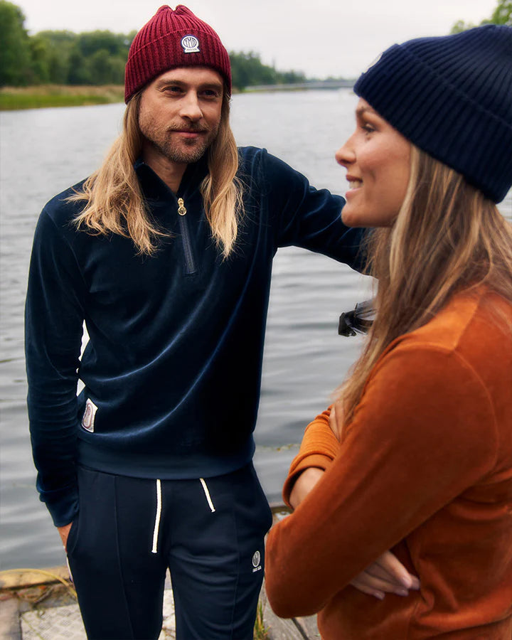 PLUSH HALF ZIP | NAVY - YMR