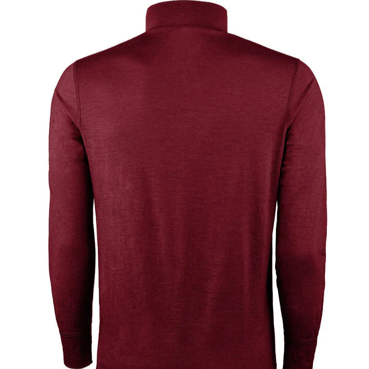 VÄSTANEDE MERINO LONGSLEEVE | BURGUNDY - YMR