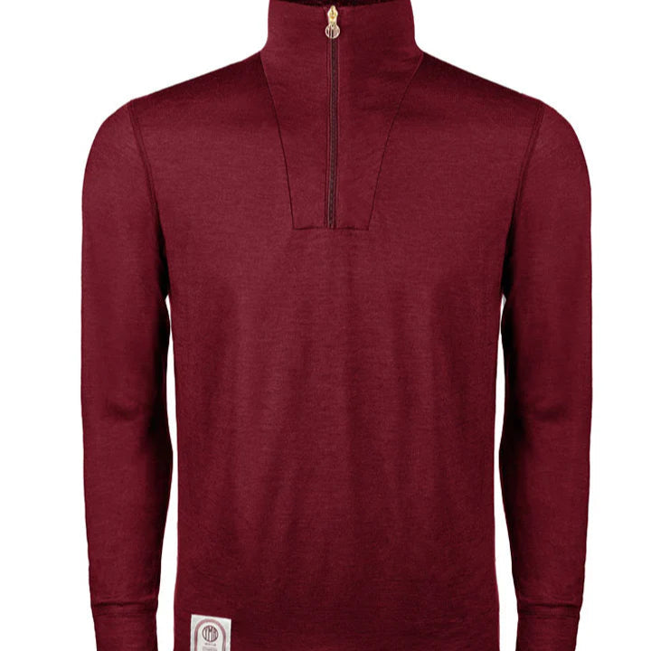 VÄSTANEDE MERINO LONGSLEEVE | BURGUNDY - YMR