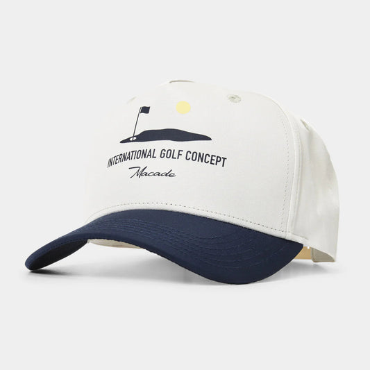 RANGE SNAPBACK | CONCEPT NAVY & CREAM - MACADE GOLF