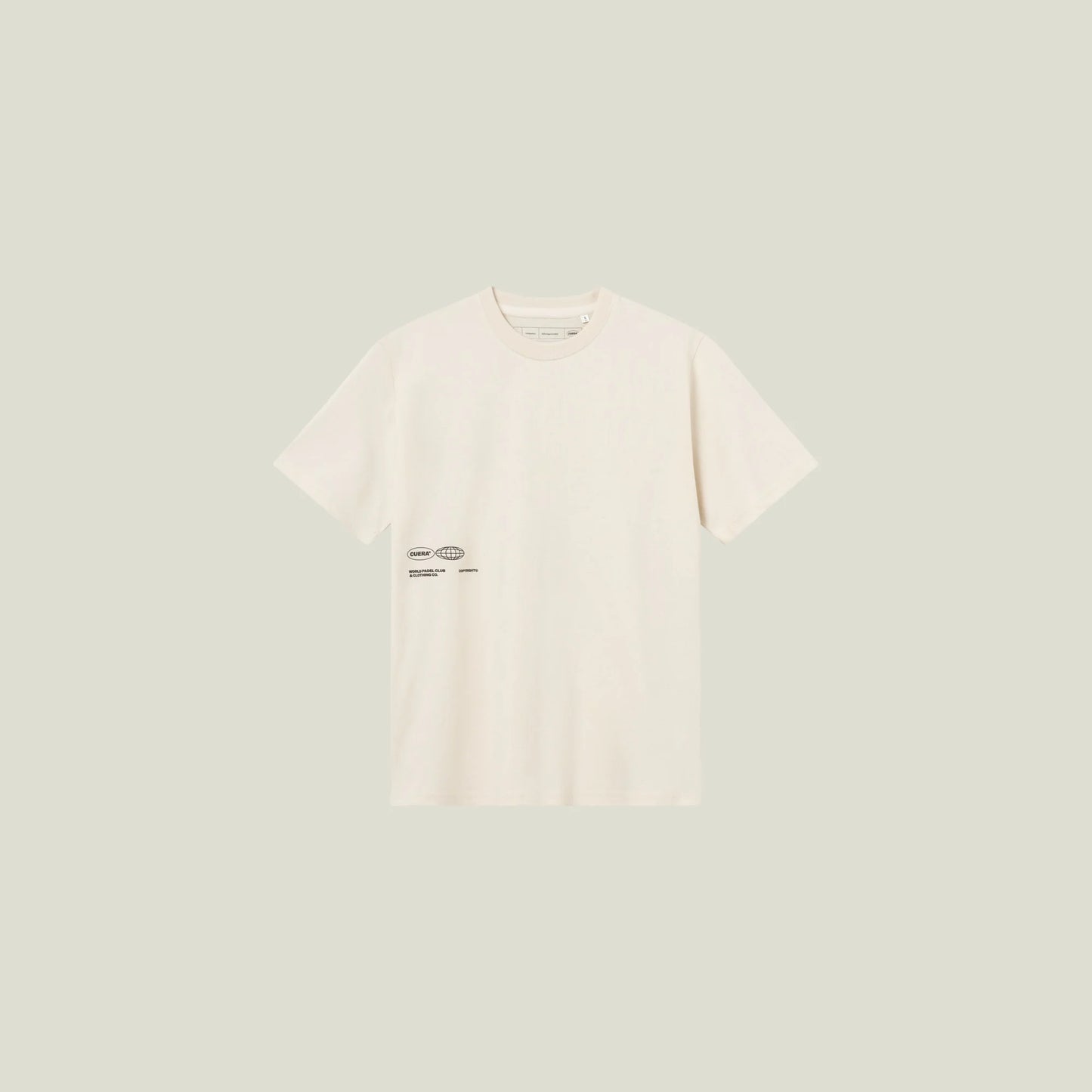 RELAXED GLOBE T-SKJORTE - CUERA (Off white)