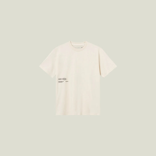 RELAXED GLOBE T-SKJORTE - CUERA (Off white)