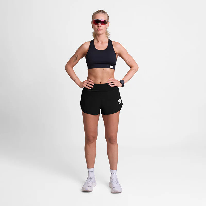 W PACE SHORTS 3" | BLACK - SAYSKY