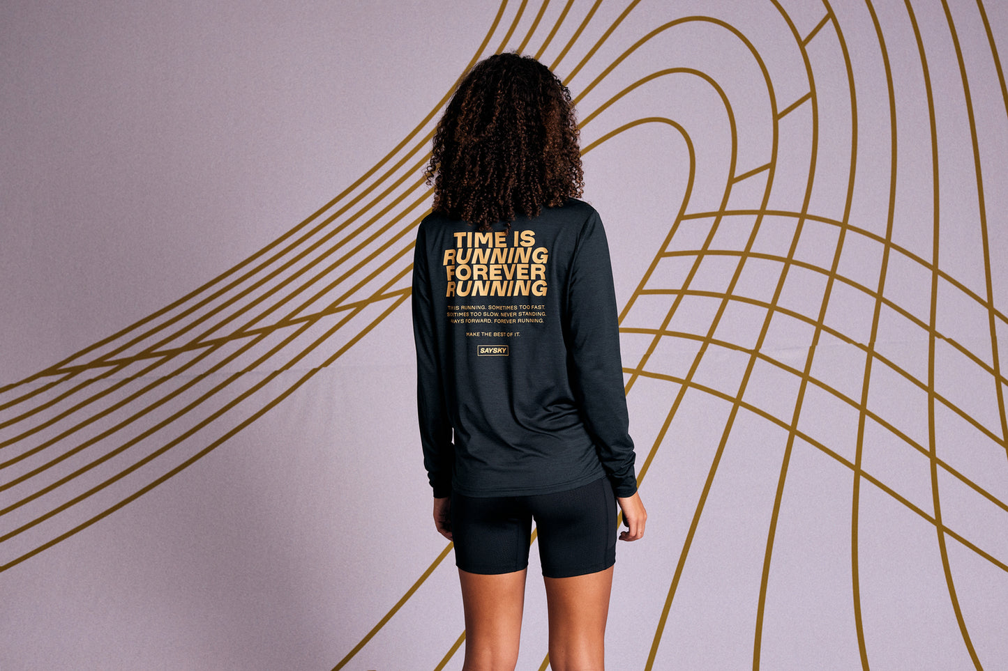 PACE LONGSLEEVE STATEMENT | BLACK - SAYSKY