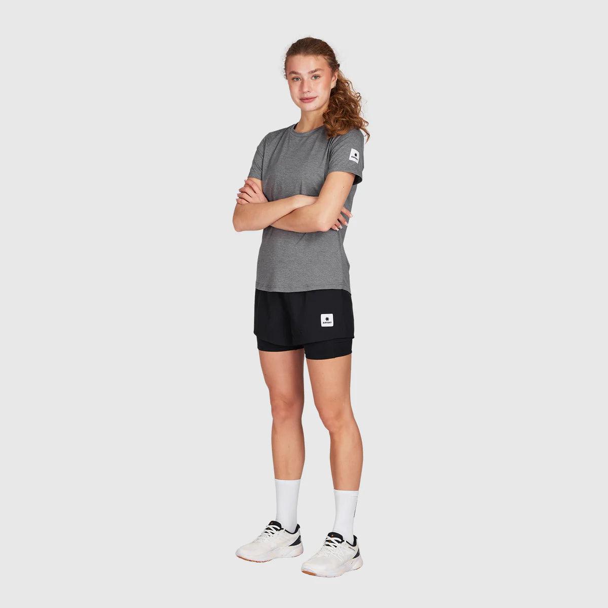2 IN 1 PACE SHORTS 3'' - DAME | ActSporty 