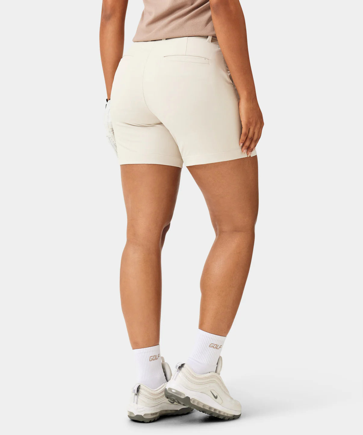 W FLEX SHORTS | BONE WHITE - MACADE GOLF