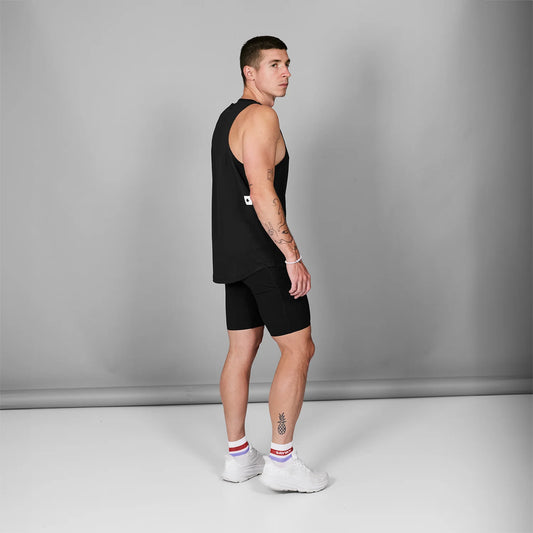 COMBAT SINGLET | CLEAN BLACK - SAYSKY