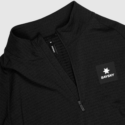 BLAZE LONGSLEEVE FLEECE | BLACK - SAYSKY