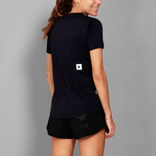 W COMBAT T-SHIRT | CLEAN BLACK - SAYSKY