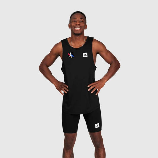 COMBAT SINGLET | BLACK - BML X SAYSKY
