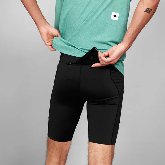 COMBAT+ SHORT TIGHTS 9'' | BLACK - SAYSKY
