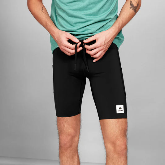 COMBAT+ SHORT TIGHTS 9'' | BLACK - SAYSKY