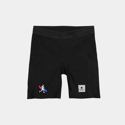 FLOW+ RACE SHORT TIGHTS 7'' | BLACK - BML X SAYSKY