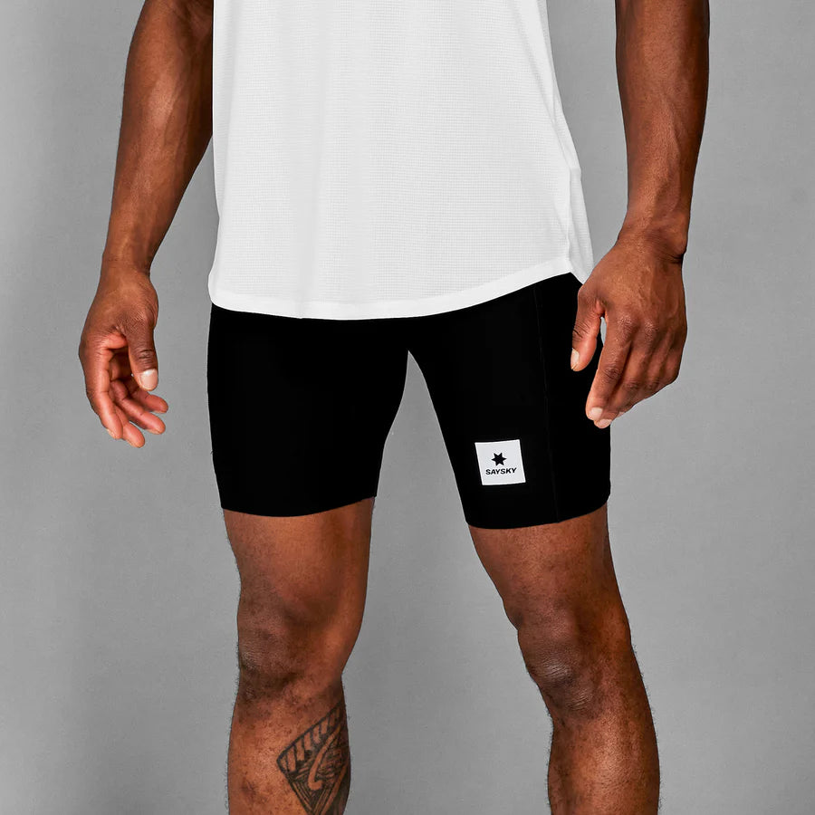 FLOW+ RACE SHORT TIGHTS 7'' | BLACK - SAYSKY