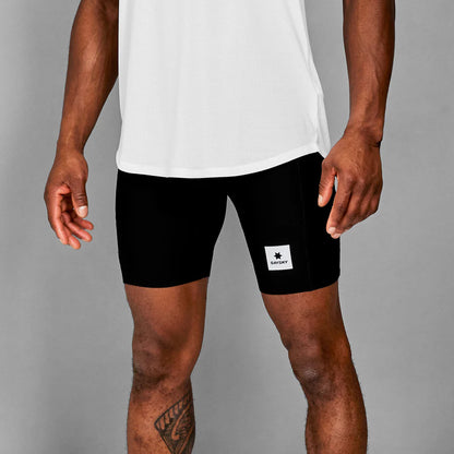 FLOW+ RACE SHORT TIGHTS 7'' | BLACK - SAYSKY