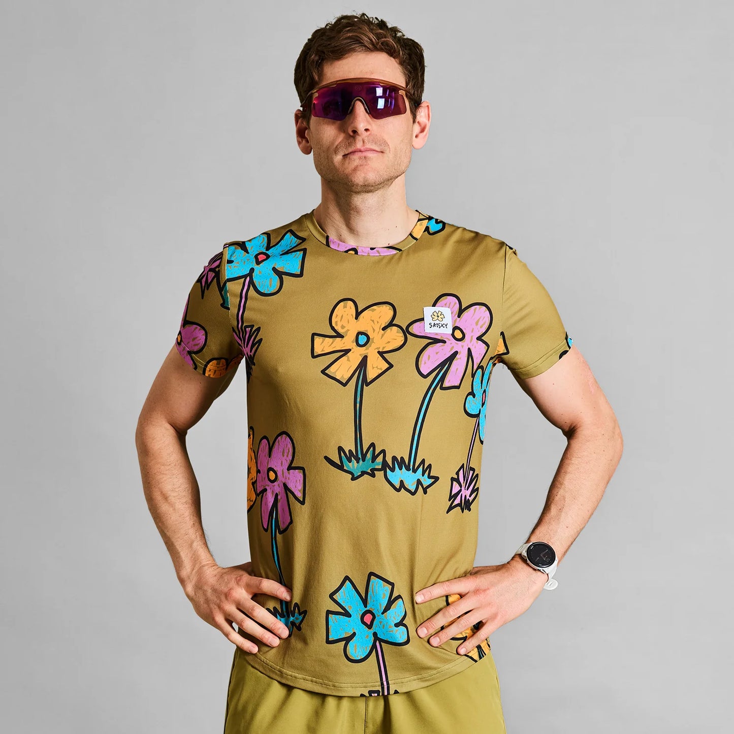 FLOWER COMBAT T-SHIRT - SAYSKY (Yellow)