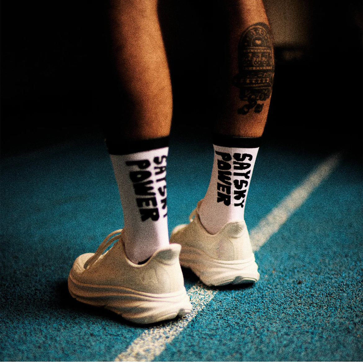 FLOWER HIGH COMBAT SOCKS - SAYSKY