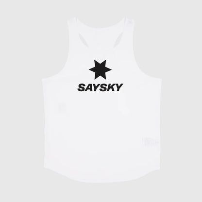FLOW SINGLET | LOGO WHITE - SAYSKY