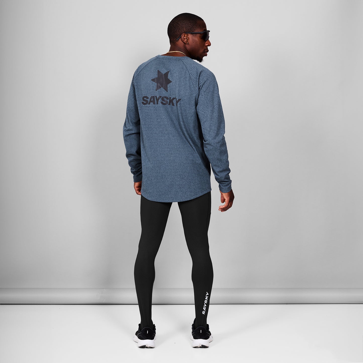 BLAZE LONGSLEEVE FLEECE | BLUE - SAYSKY