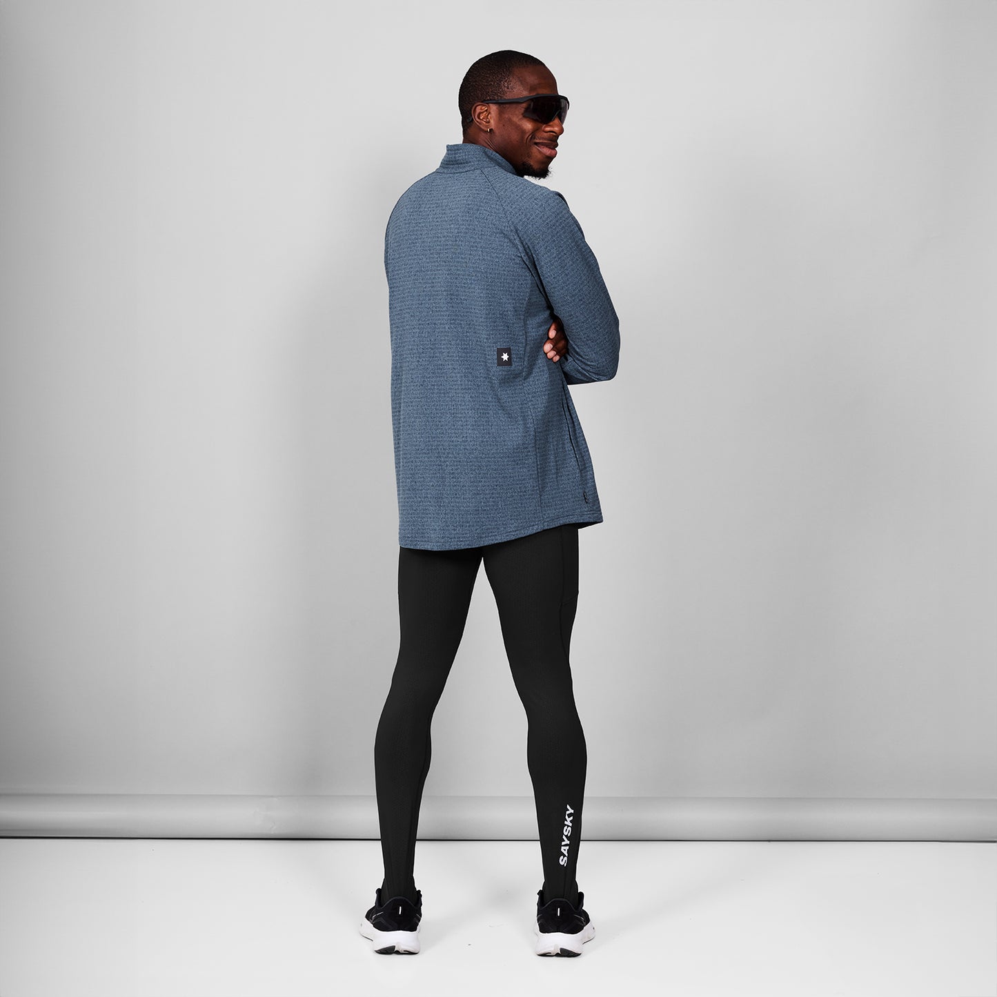 BLAZE HALF-ZIP FLEECE | BLUE - SAYSKY