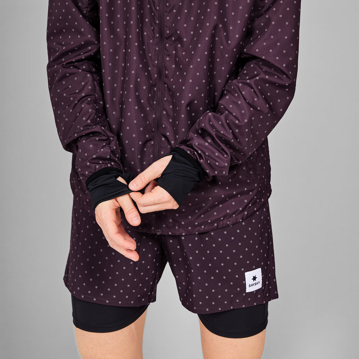 BLAZE JACKET | POLKA REFLECTIVE PURPLE