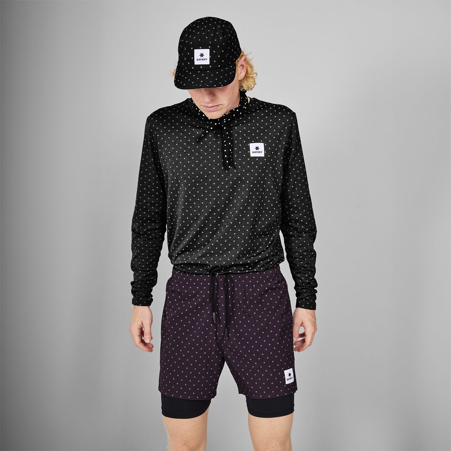 PACE LONGSLEEVE | REFLECTIVE POLKA - SAYSKY