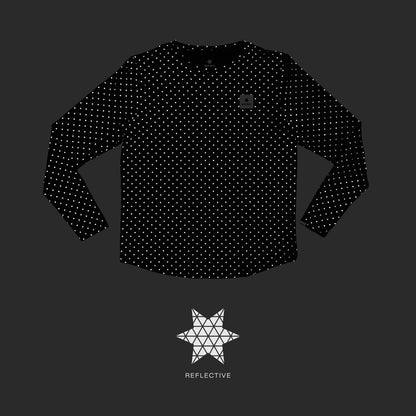 PACE LONGSLEEVE | REFLECTIVE POLKA PURPLE - SAYSKY