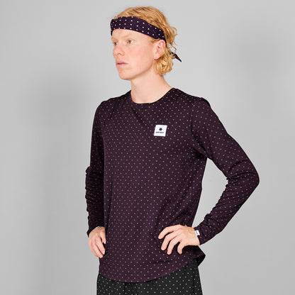 PACE LONGSLEEVE | REFLECTIVE POLKA PURPLE - SAYSKY