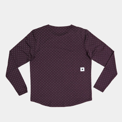 PACE LONGSLEEVE | REFLECTIVE POLKA PURPLE - SAYSKY