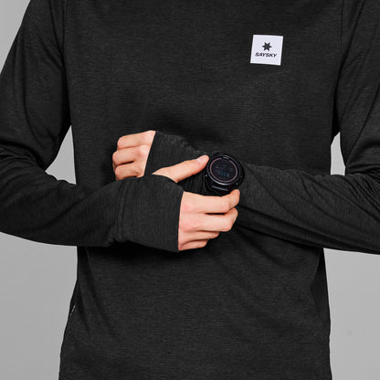 FLOW LONGSLEEVE | BLACK - SAYSKY
