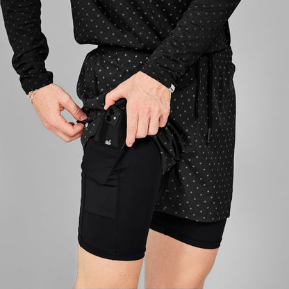 PACE 2 IN 1 SHORTS 5" | POLKA - SAYSKY