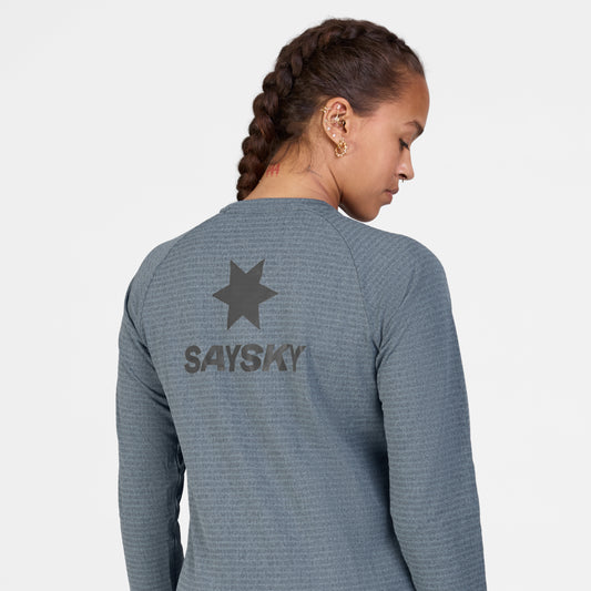 W BLAZE LONGSLEEVE FLEECE | BLUE