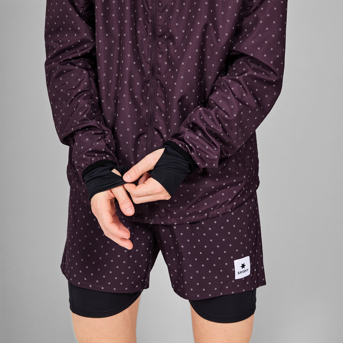 W BLAZE JACKET | POLKA REFLECTIVE PURPLE - SAYSKY