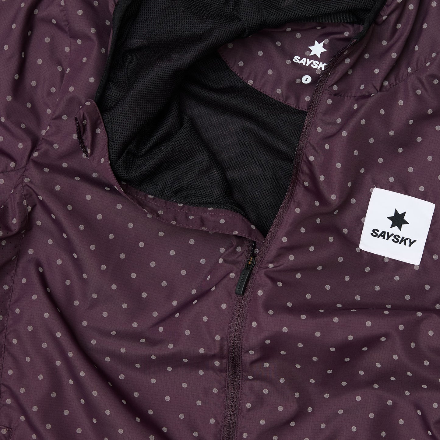 W BLAZE JACKET | POLKA REFLECTIVE PURPLE - SAYSKY